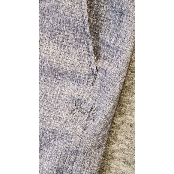 Under Armour Shorts Mens 38 Heatgear Gray Loose Fit Lightweight Chinos Golf - Picture 2 of 10